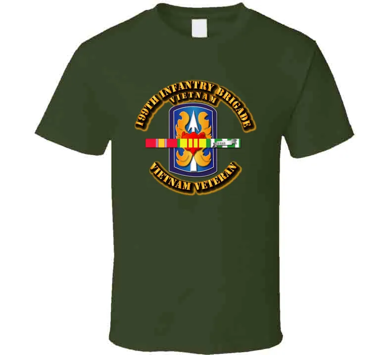 199th Infantry Brigade with Vietnam Service Ribbons Classic T Shirt