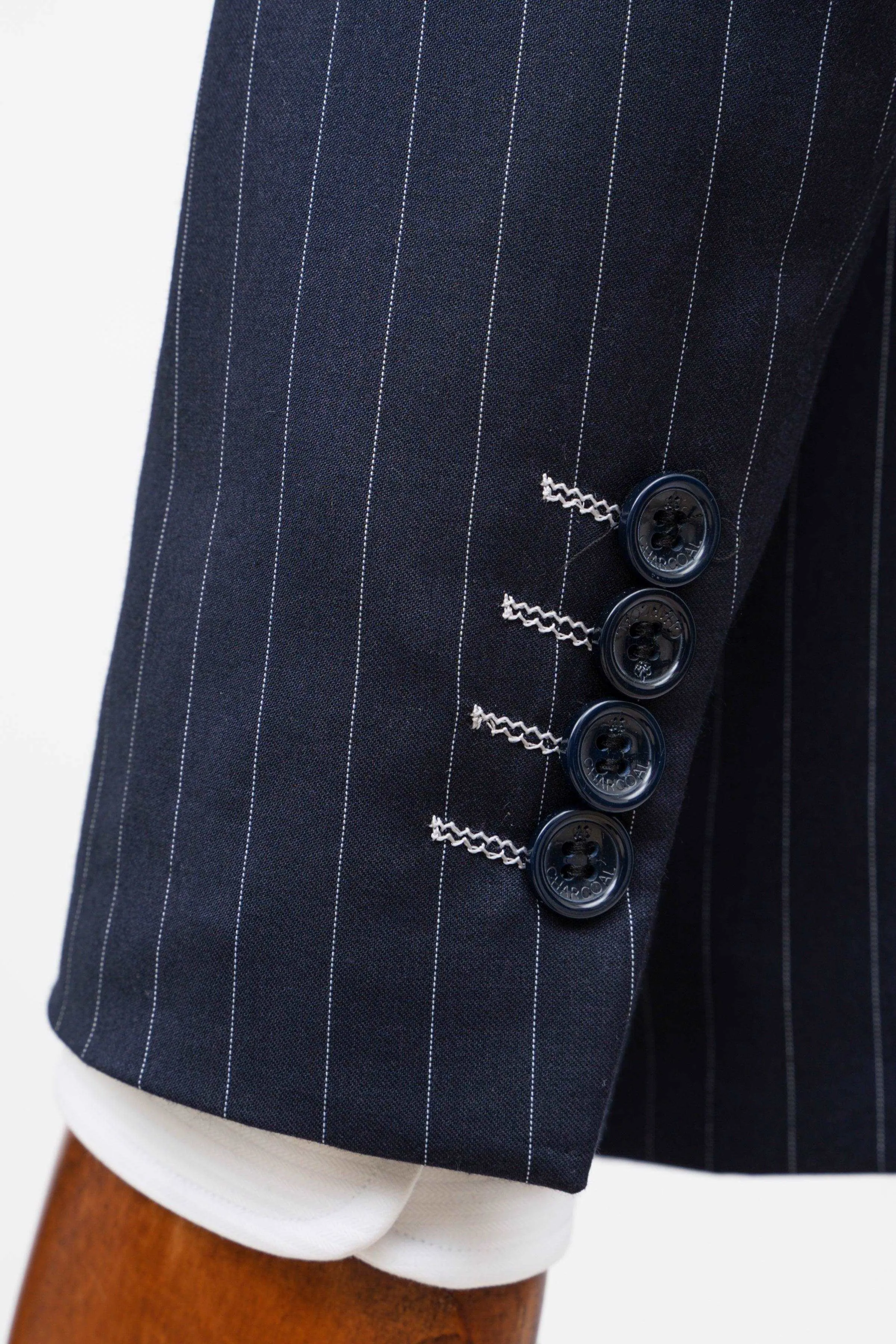 2 PIECE SUIT SLIM FIT DOUBLE BREAST NAVY