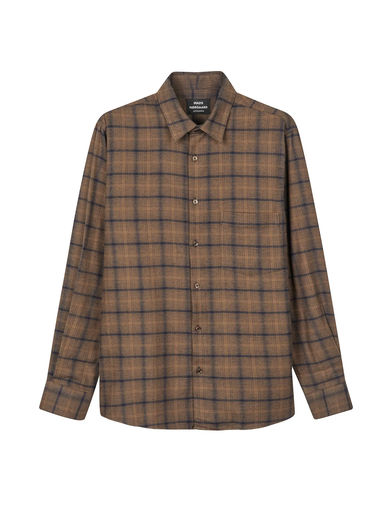 Alaska Flannel Check Sune Shirt, Desert Palm/Deep Well Check