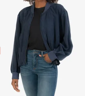 Alina Bomber Jacket | Navy