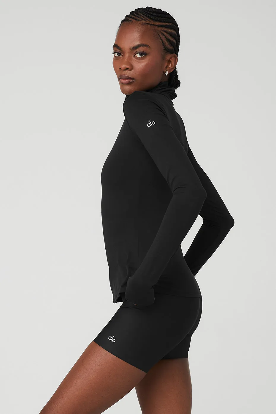 Alosoft Refine Turtleneck - Black