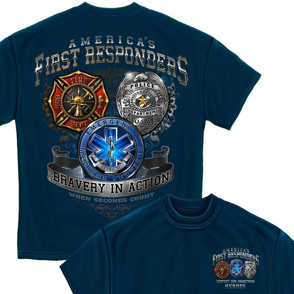 America's First Responders Premium T-Shirt