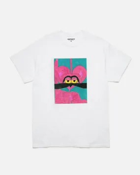 White Anthony Coleman Pink Panther Graphic T-Shirt - Mens Casual Cotton Tee