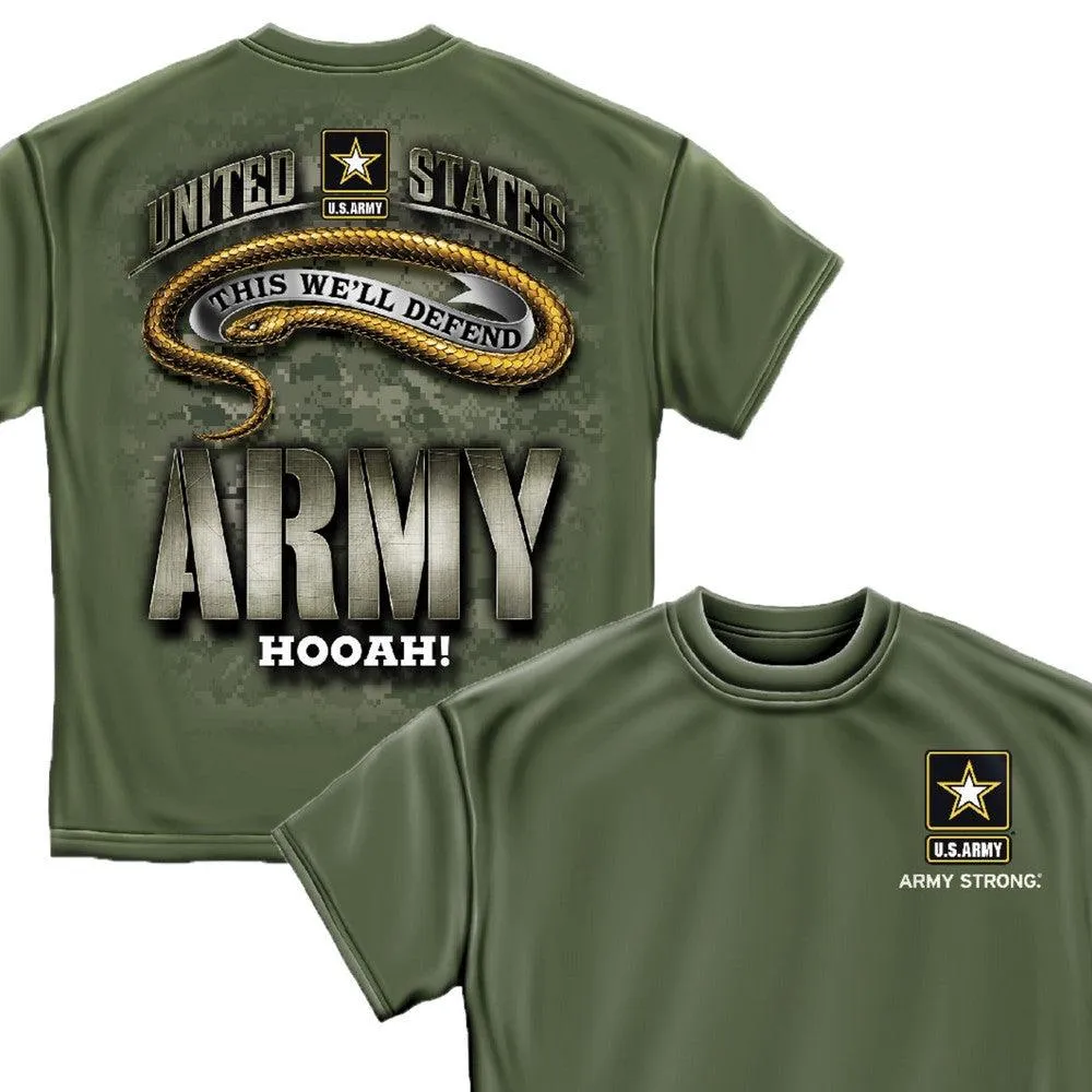 Army Hooah Camo T-Shirt