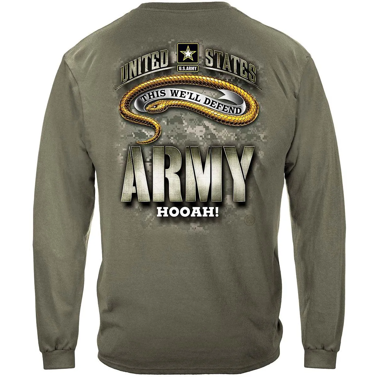 Army Hooah Camo T-Shirt