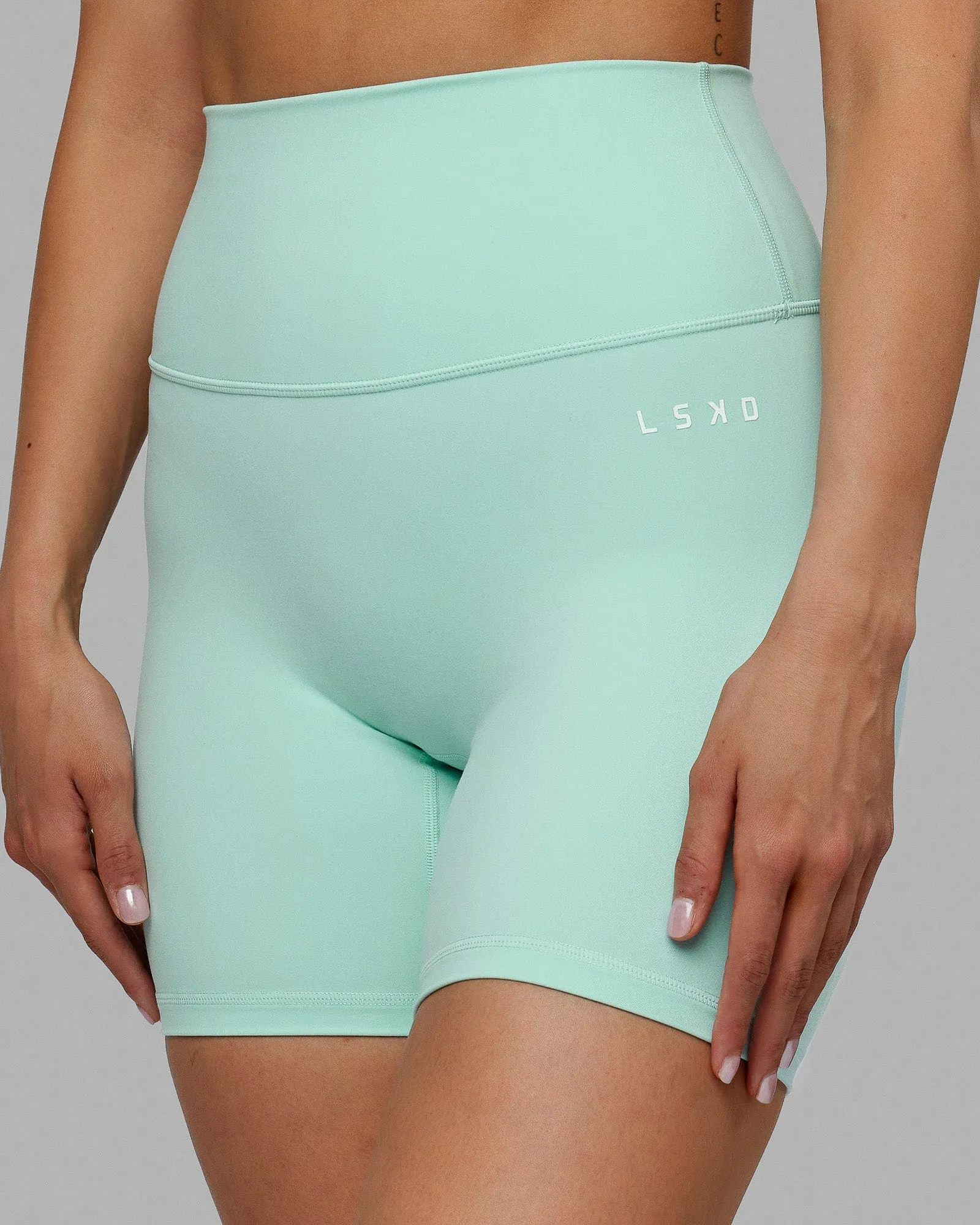 Base 2.0 Mid-Length Shorts - Pastel Turquoise