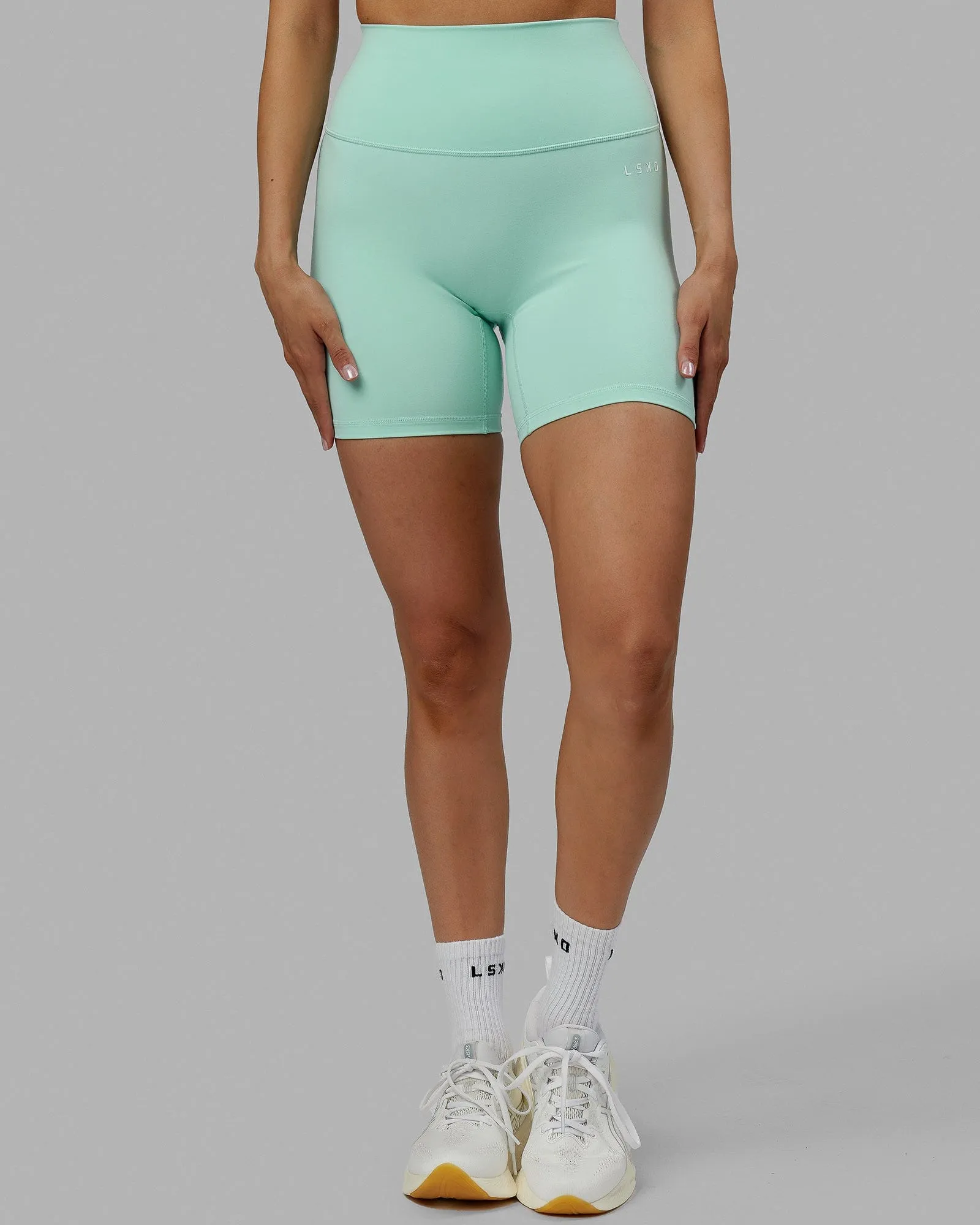 Base 2.0 Mid-Length Shorts - Pastel Turquoise