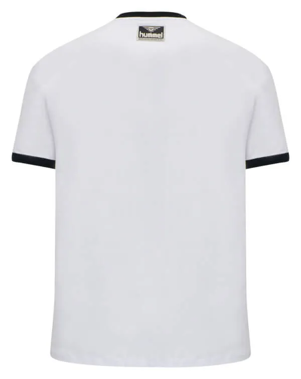 Bay Men Cotton White T-Shirt