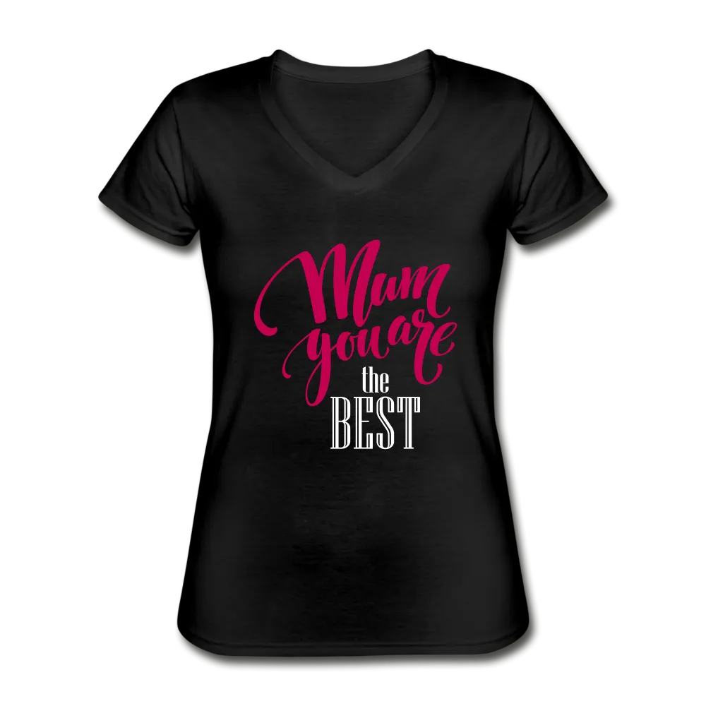 Best Mum V-Neck Tee