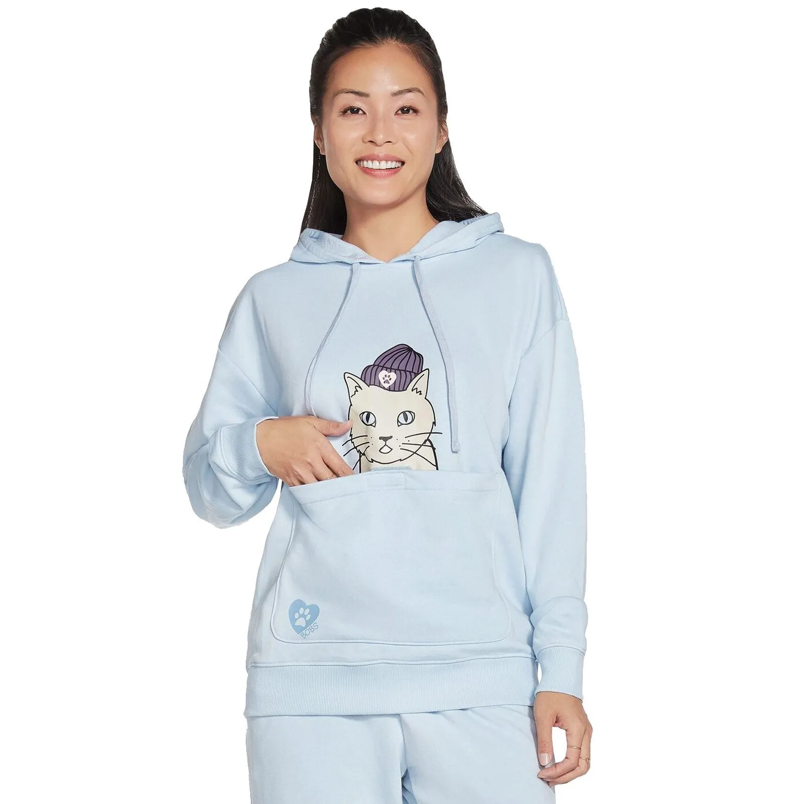 BOBS Apparel, Hipcat Pouch Pullover Hoodie