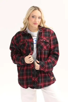 Brushed Flannel Checked Shirt L