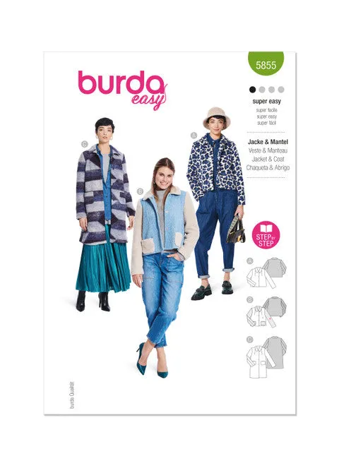 Burda Jacket & Coat 5855