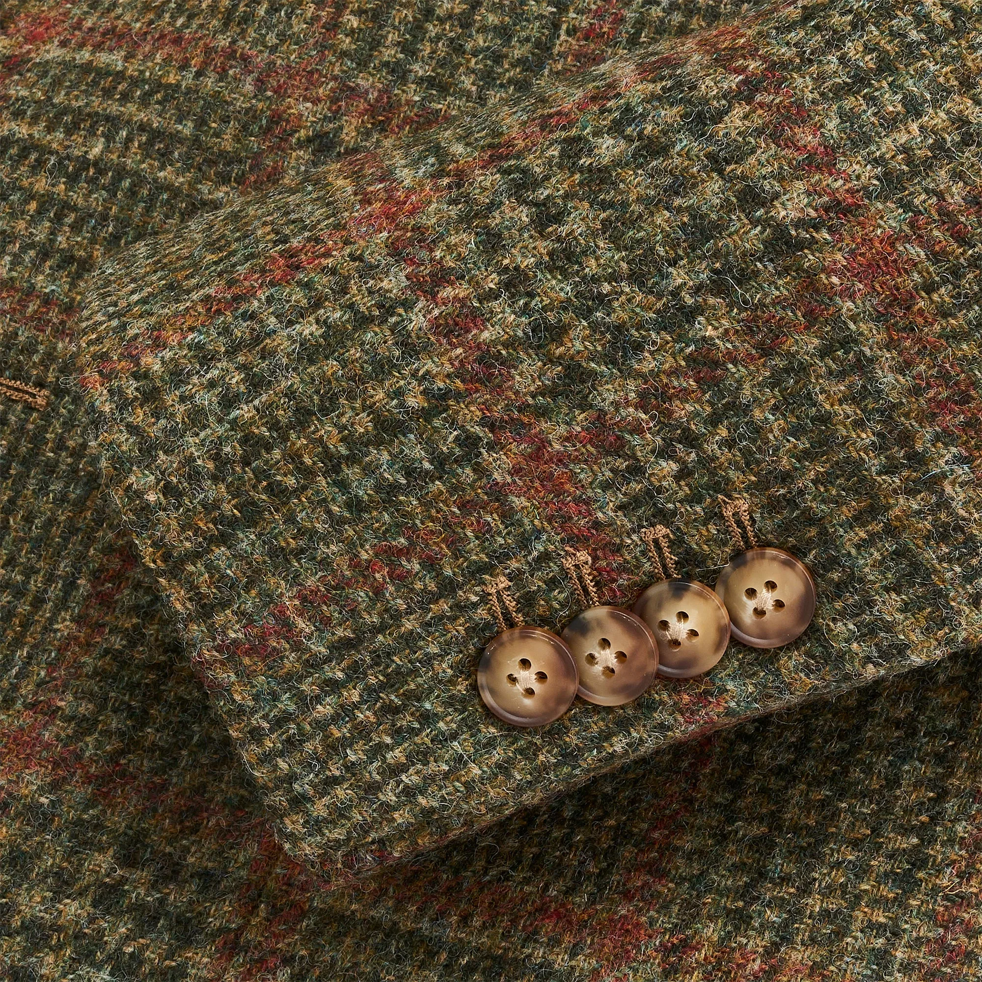 Calliste Green Autumn Check Sport Coat