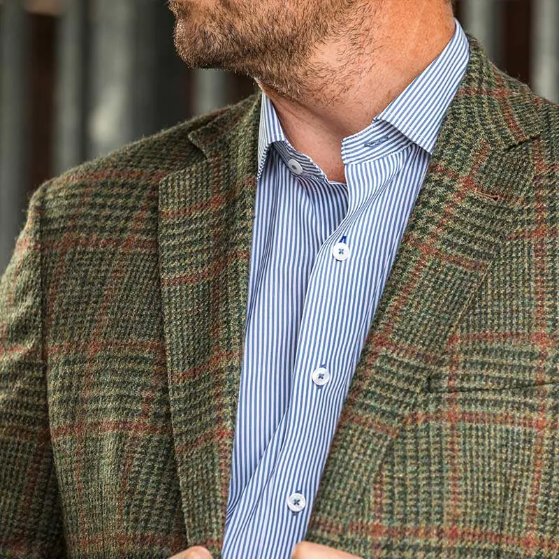 Calliste Green Autumn Check Sport Coat