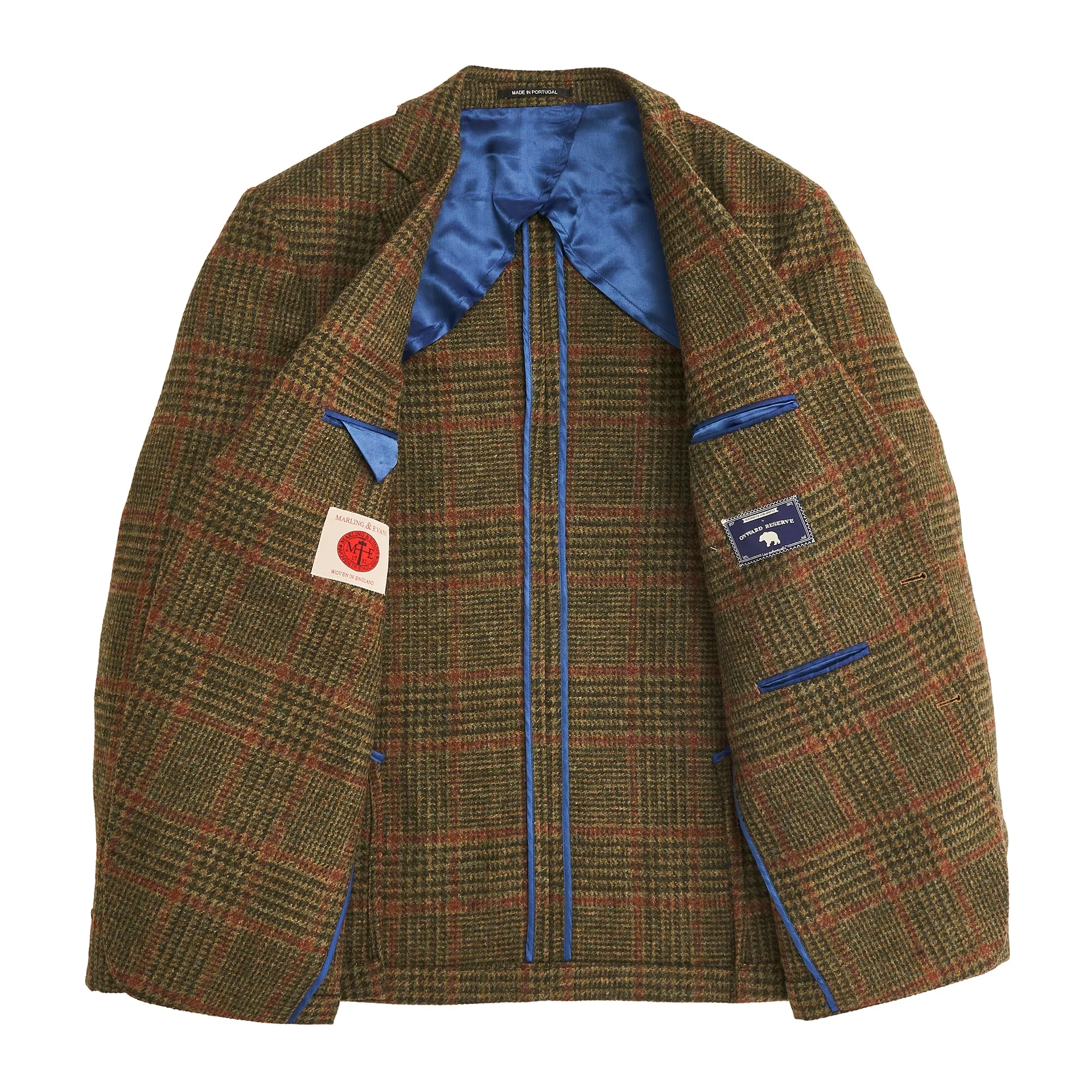 Calliste Green Autumn Check Sport Coat