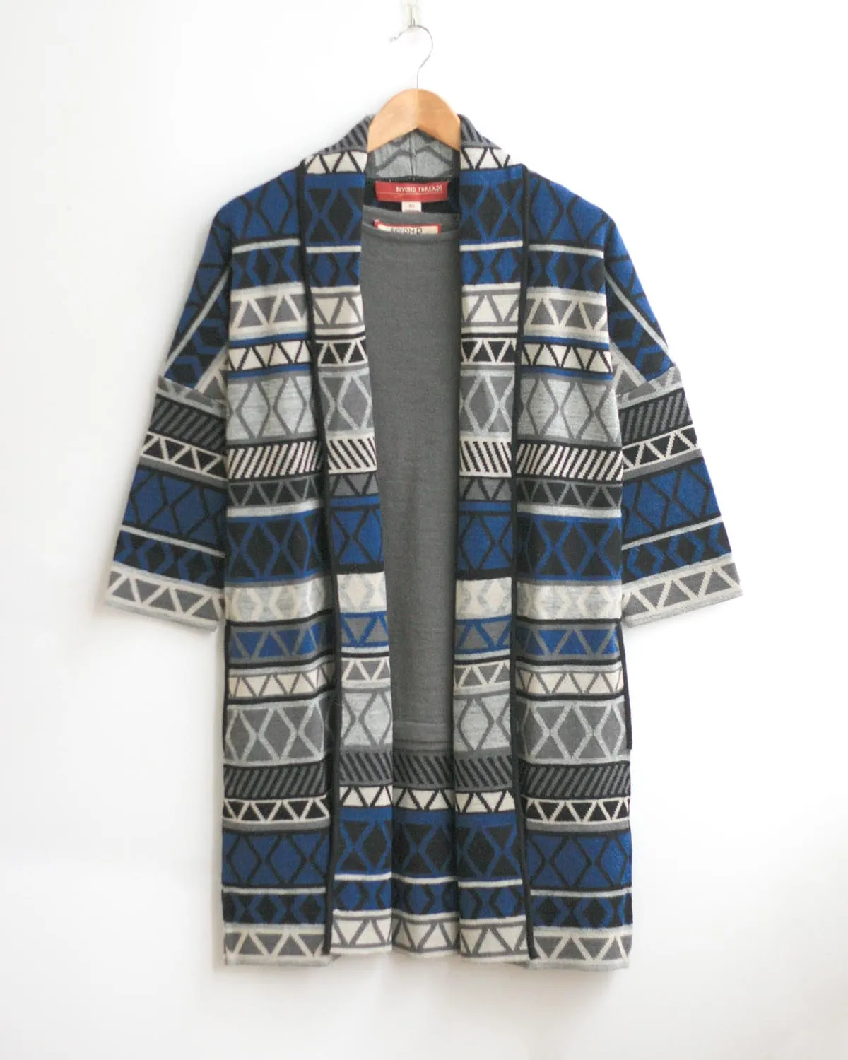 Circo Jacquard Baby Alpaca Long Cardigan