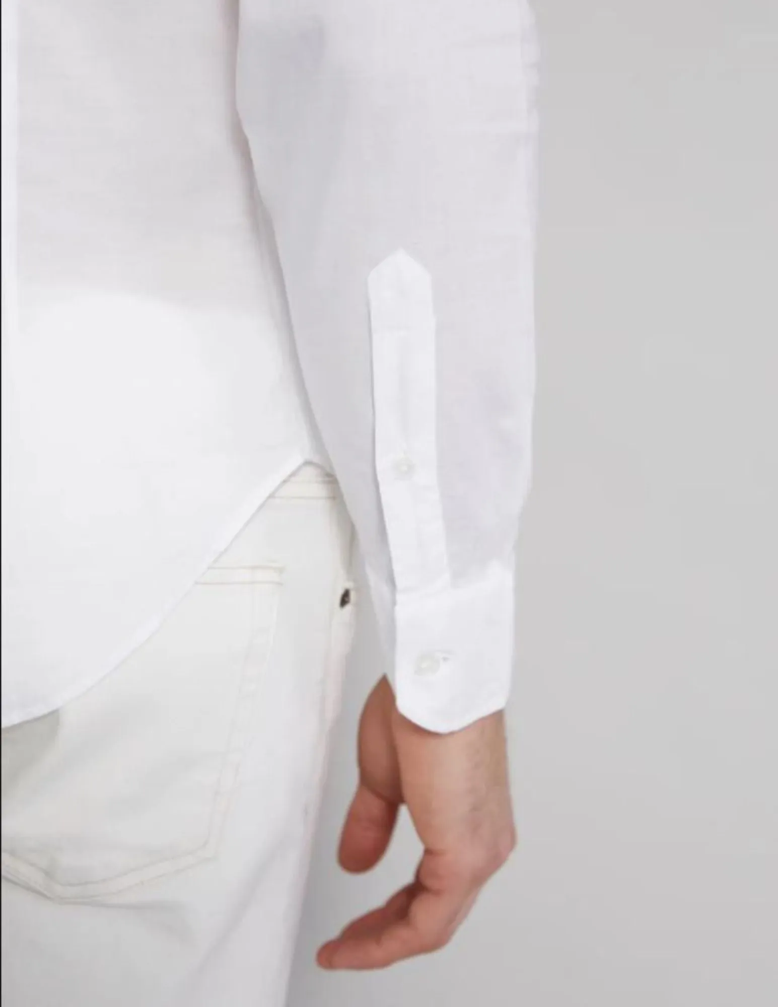 Cotton Voile Shirt | White