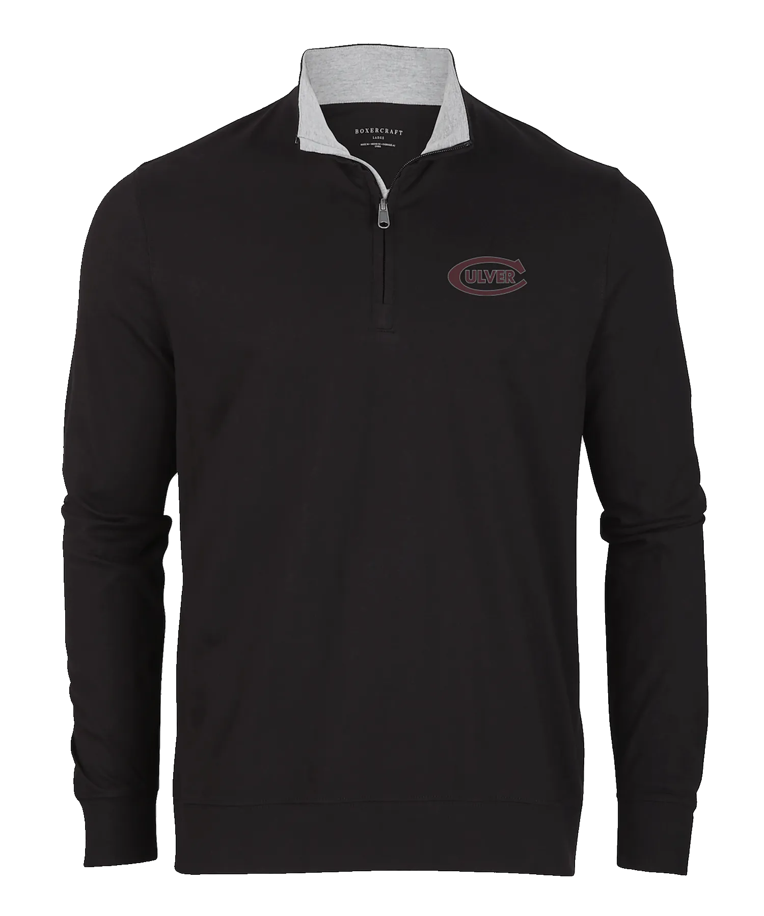 Culver-C 1/4 Zip Pullover - Black