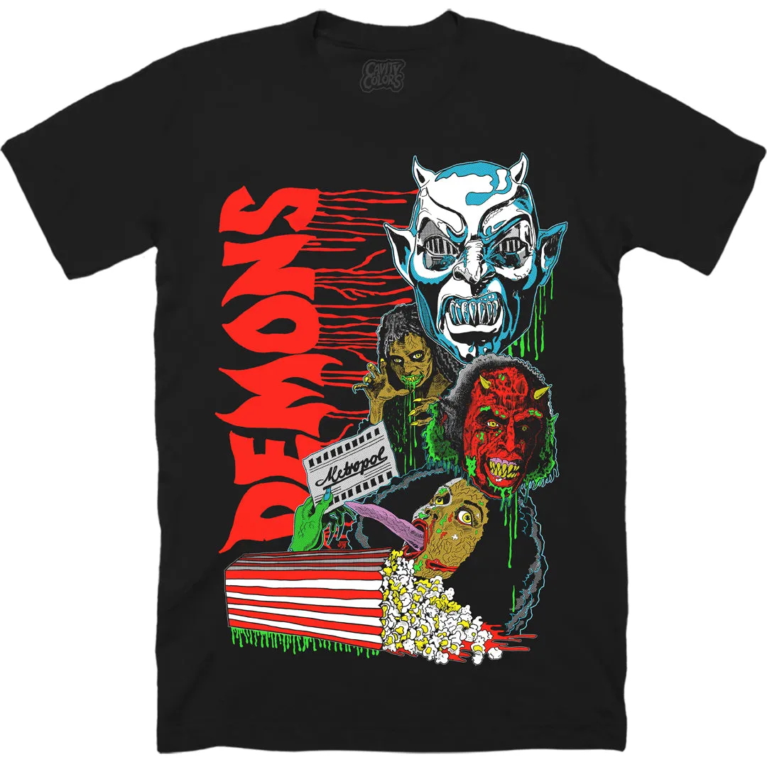 DEMONS: RETRO HORROR - T-SHIRT