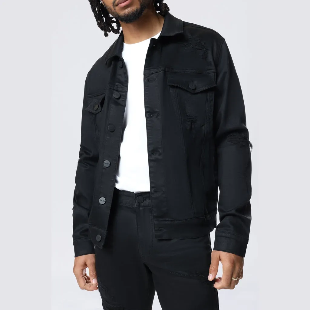 Denim Jacket - Jet Black