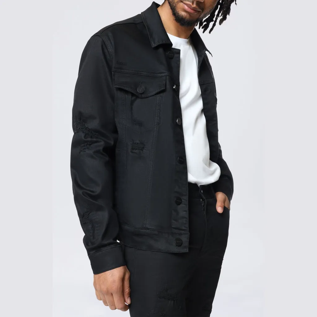 Denim Jacket - Jet Black