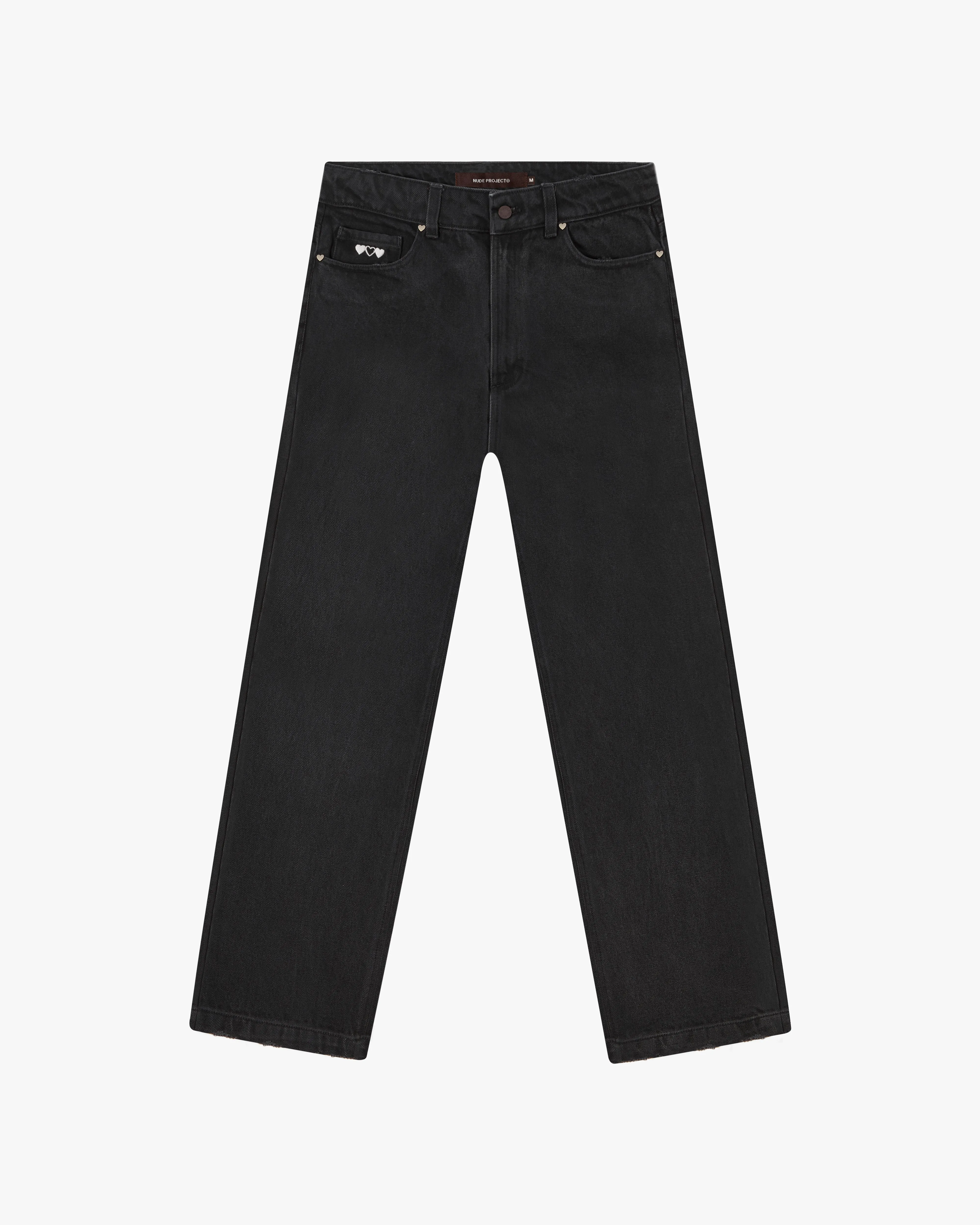 DENIM PANTS BLACK