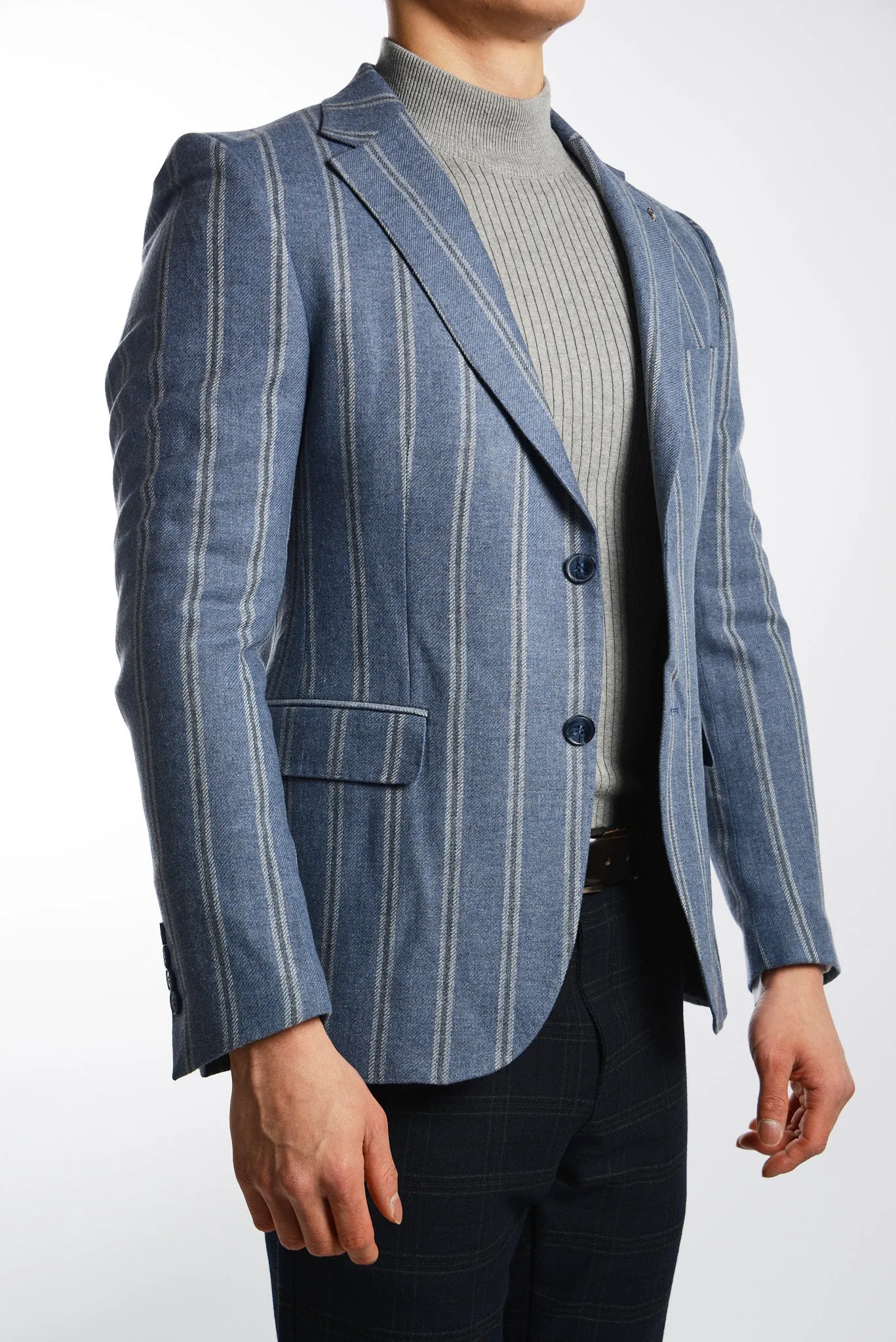 DT Vertical Stripe Euro Sport Coat