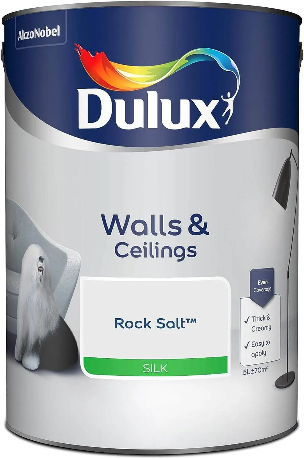 Dulux Silk Emulsion 2.5L - Rock Salt