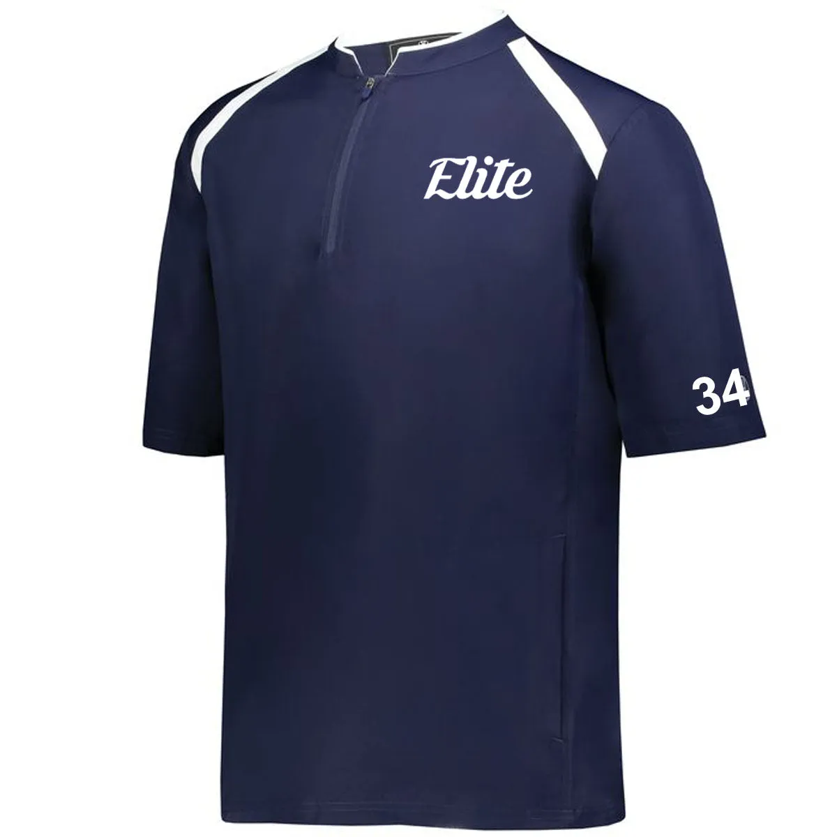 Elite - Clubhouse Pullover Cage Jacket - Navy (229581/229681)