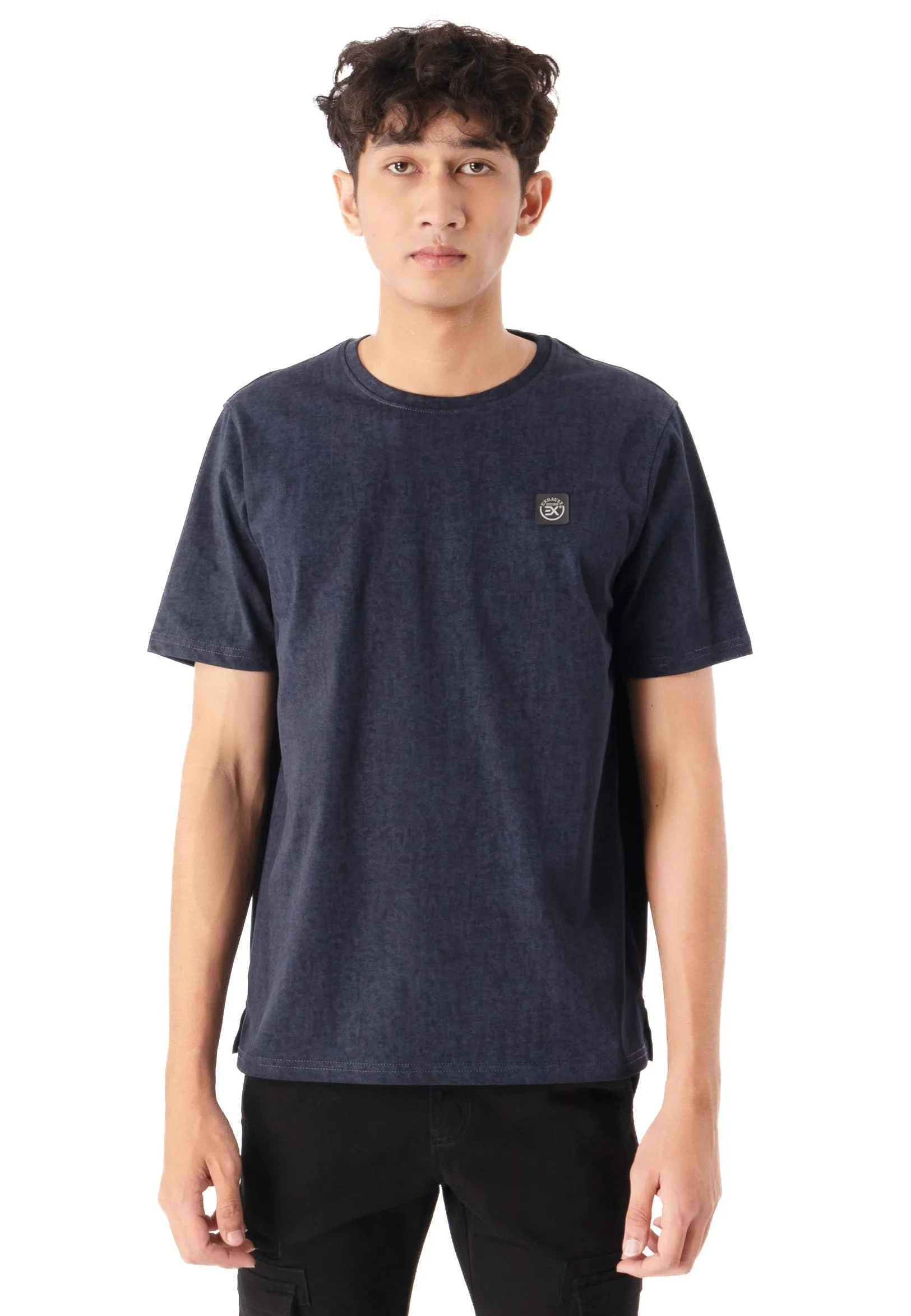 EXHAUST ROUND NECK T SHIRT [FREE CUT] 1597