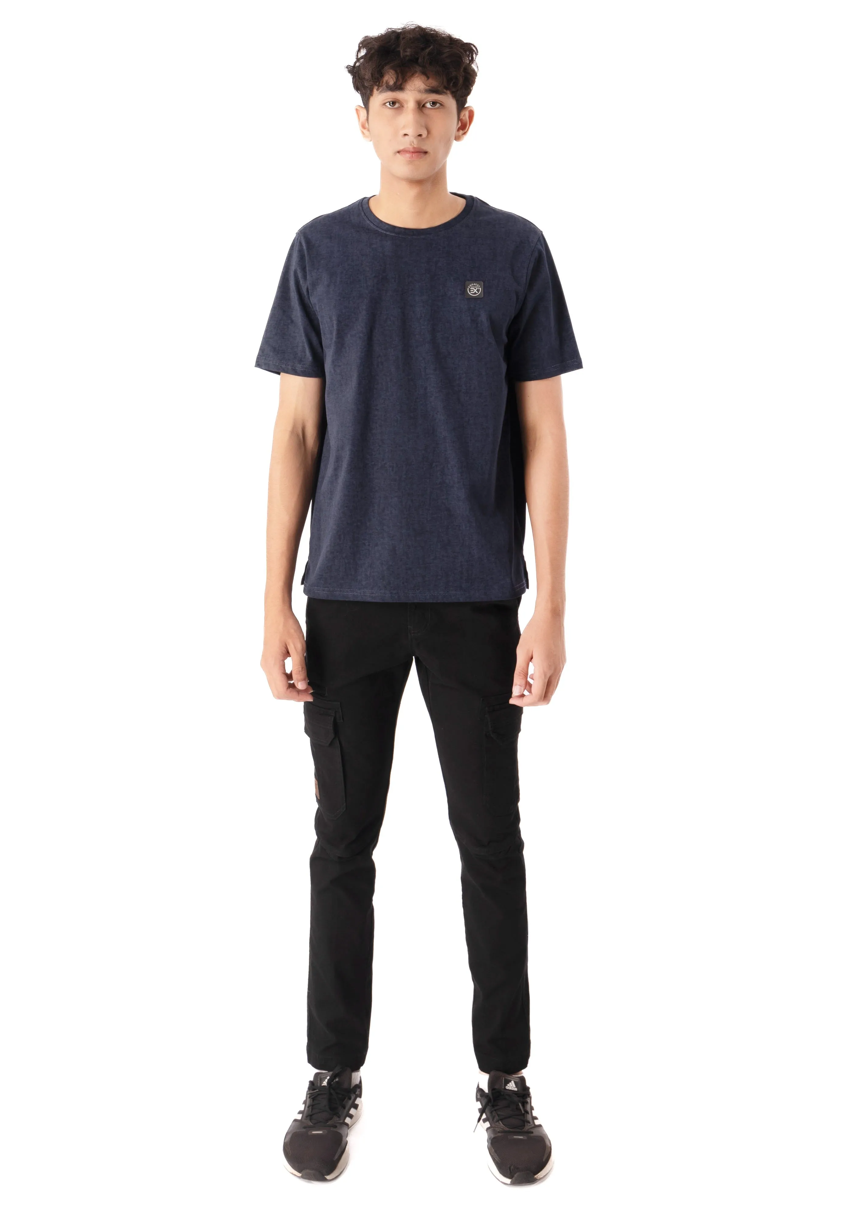 EXHAUST ROUND NECK T SHIRT [FREE CUT] 1597