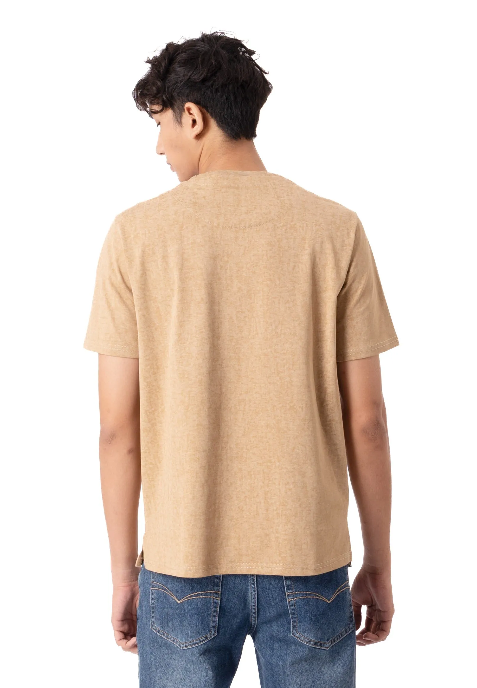 EXHAUST ROUND NECK T SHIRT [FREE CUT] 1597