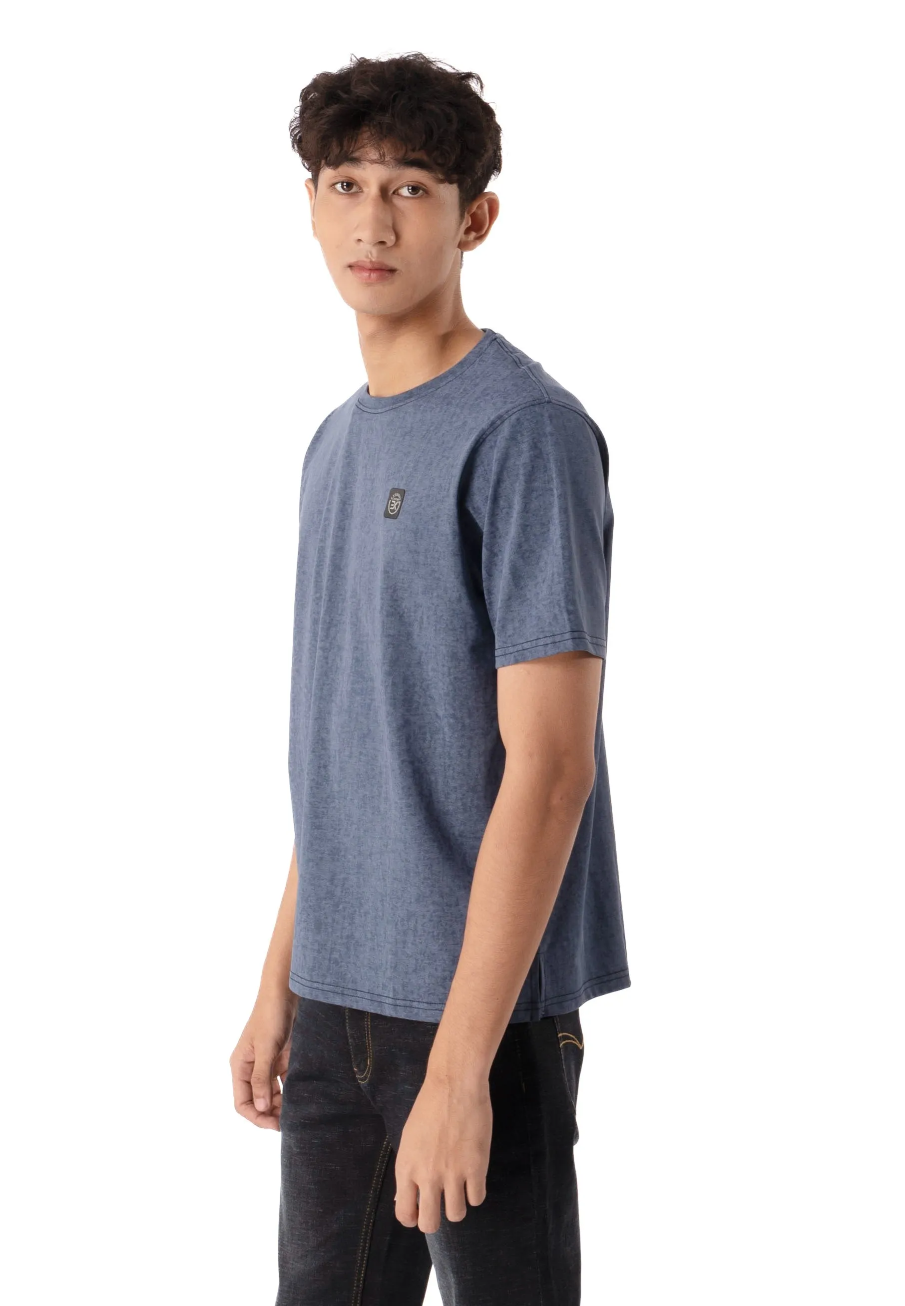 EXHAUST ROUND NECK T SHIRT [FREE CUT] 1597