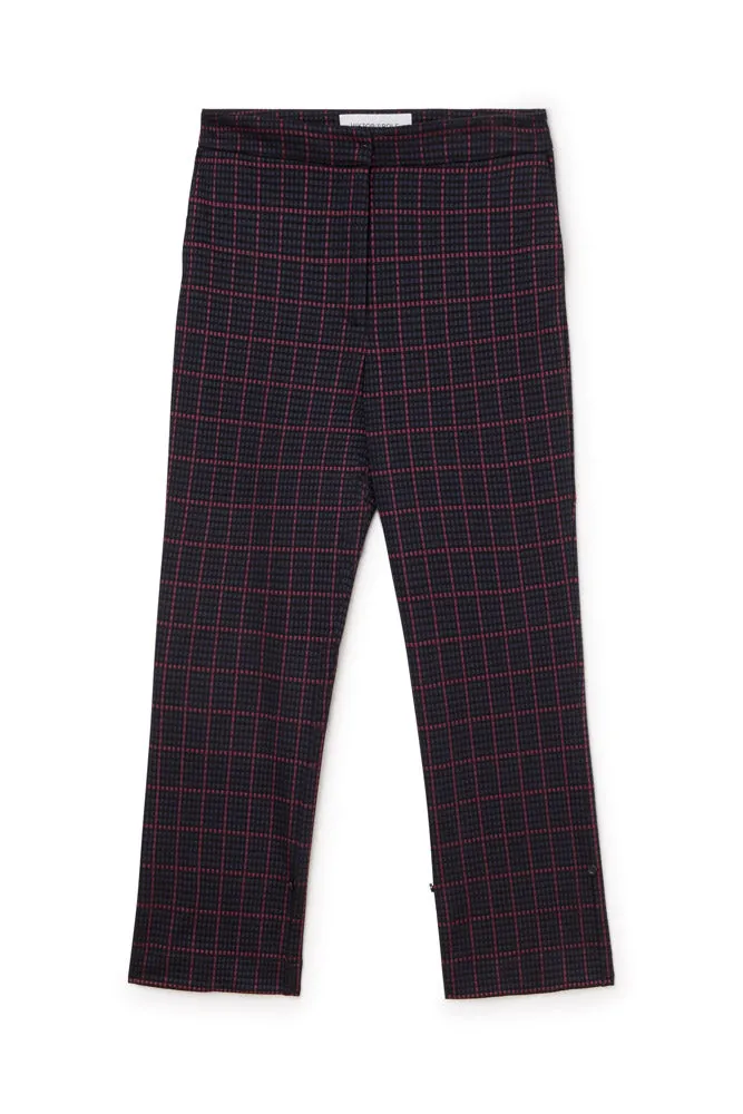 FAUX FUR TRIM 3/4 PANTS - MULTICOLOUR