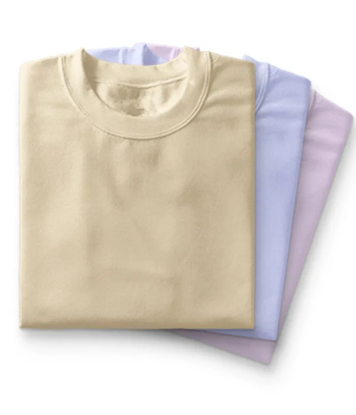 Fully Solid Pastel Tees - Combo Pack