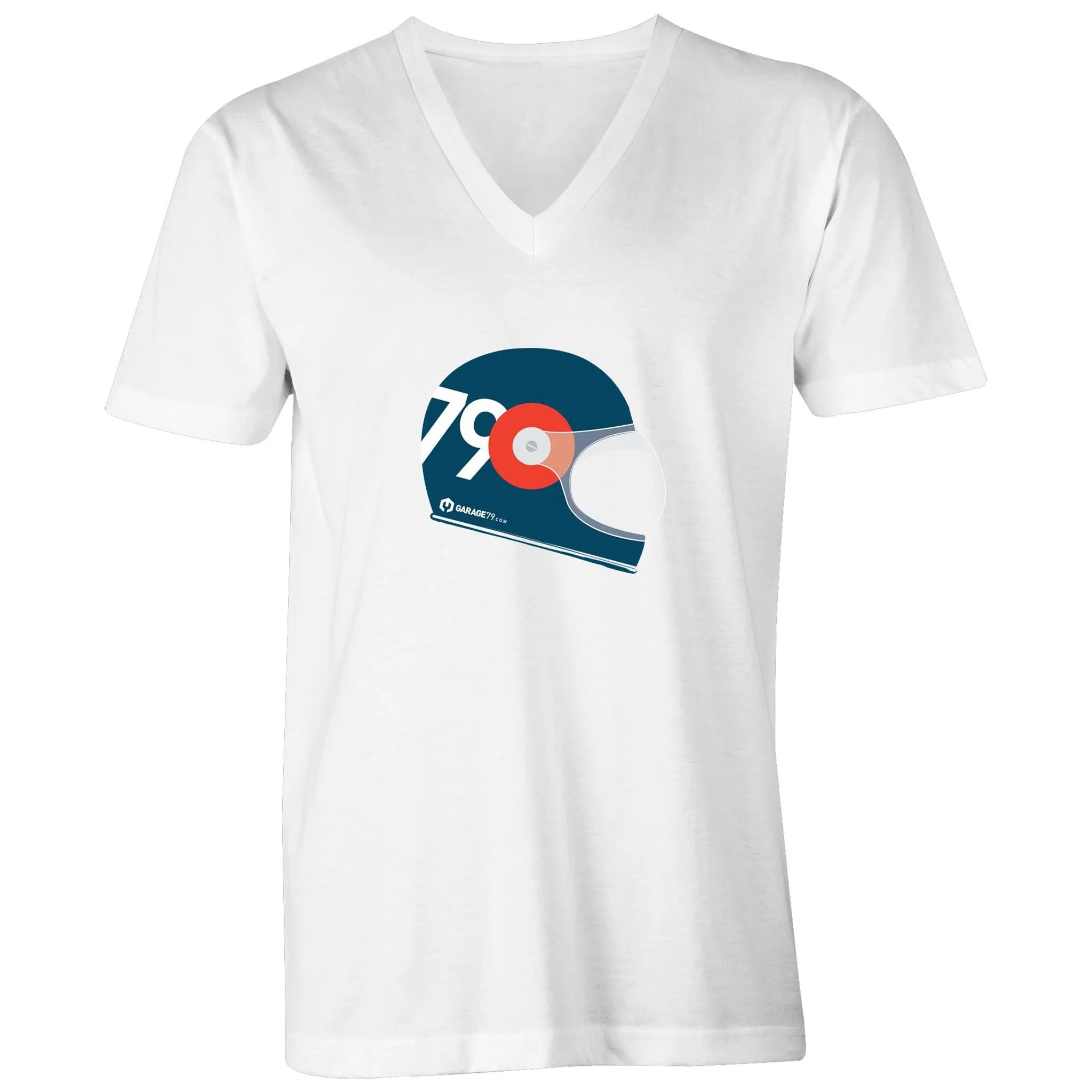 Garage79 Helmet Mens V-Neck Tee