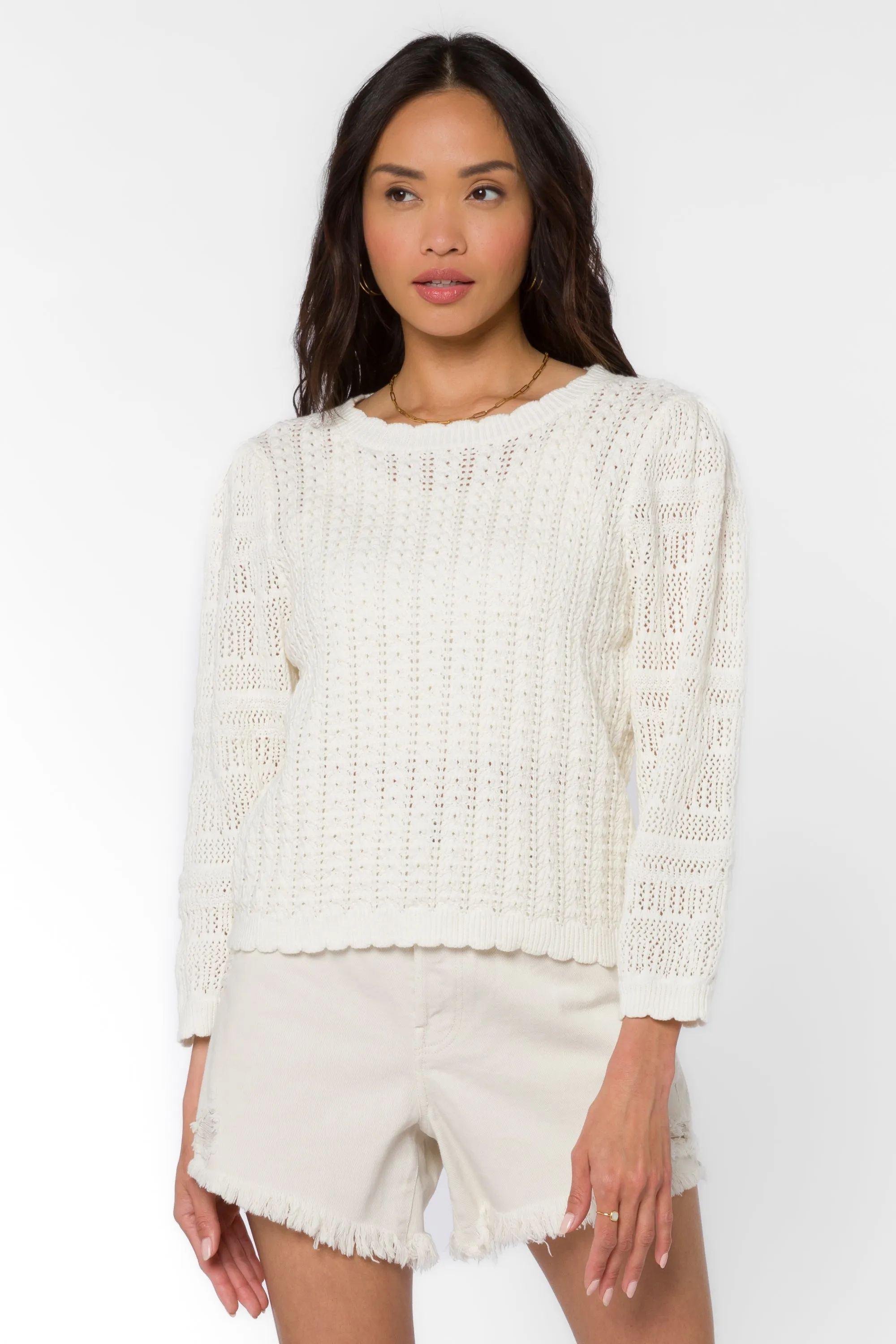 Gazelle White Sweater