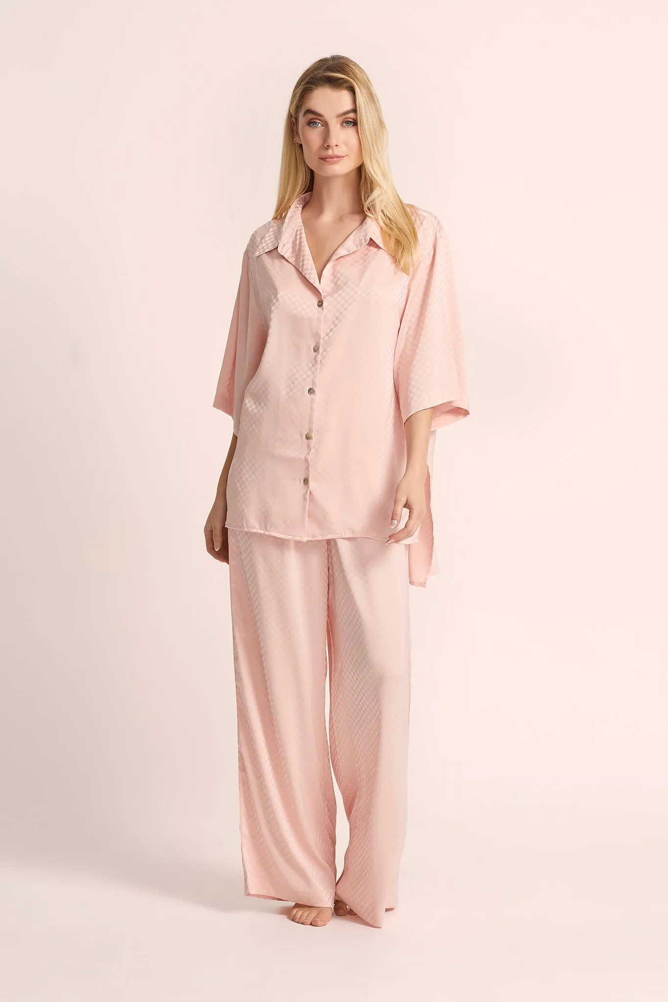 Gigi Relaxed Fit Lounge  - Dusty Rose