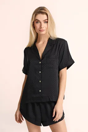 Gigi Short Pyjama Set - Black