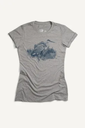 Great Blue Heron T-Shirt (Womens)