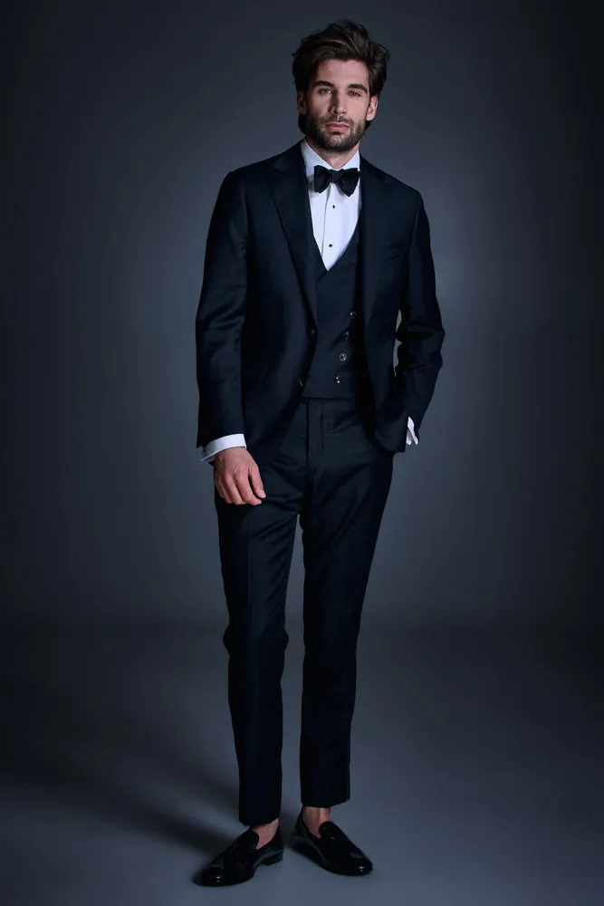 Greyson Suit - Black Wool 004