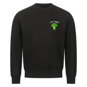 HigherBlanks Premium Sweatshirt | I am Veggie