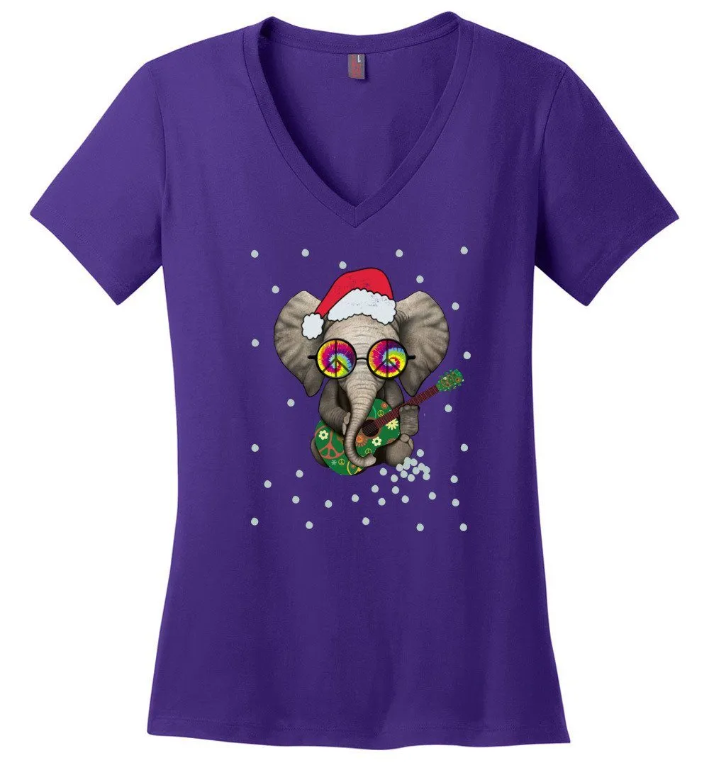 Hippie Elephant - Holiday V-neck