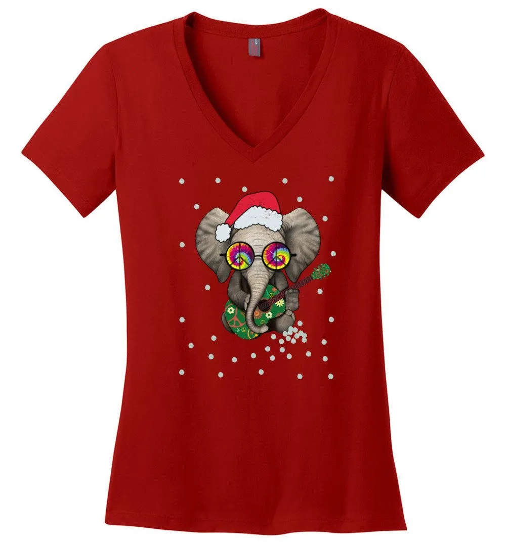 Hippie Elephant - Holiday V-neck