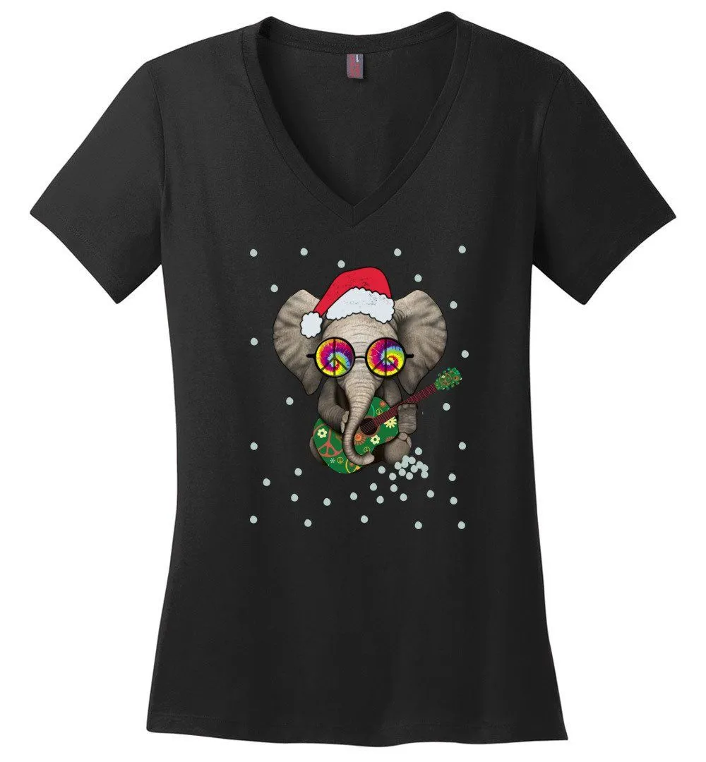 Hippie Elephant - Holiday V-neck