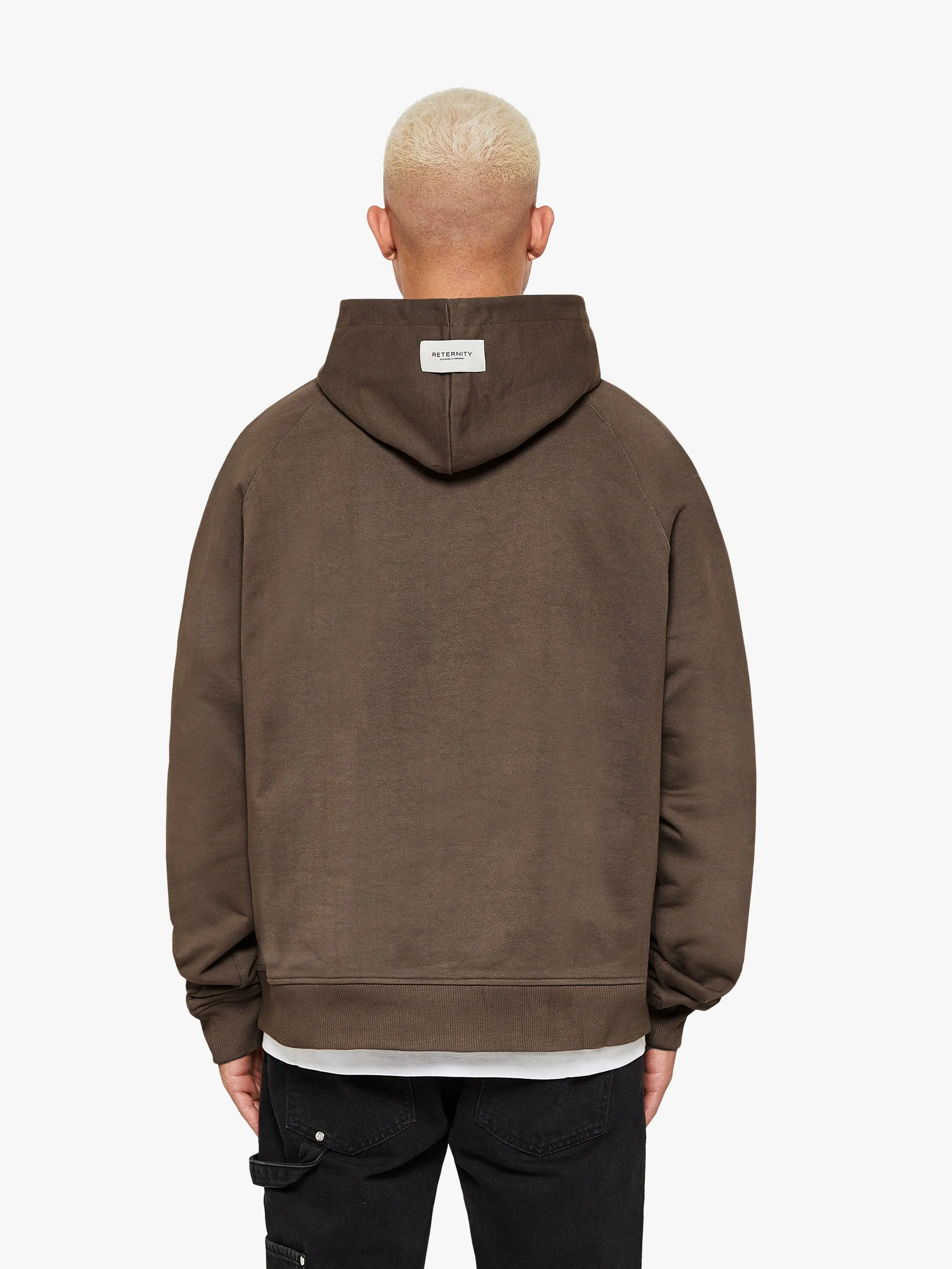 HOODIE 'RETERNITY' - BROWN