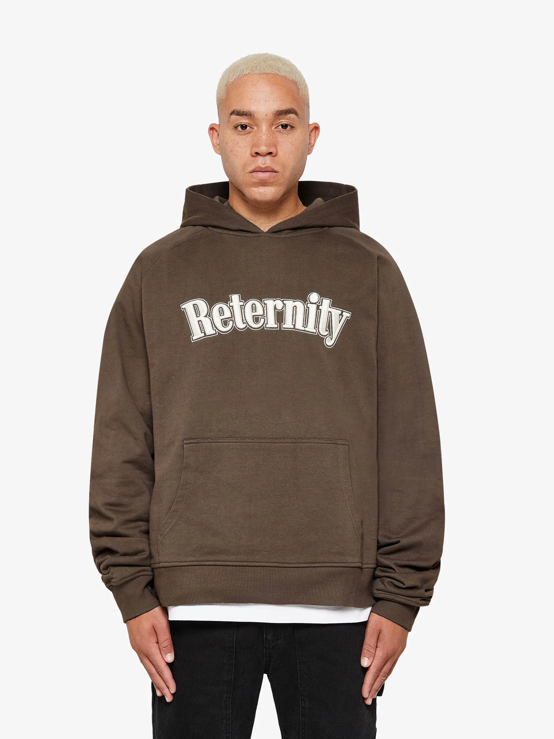 HOODIE 'RETERNITY' - BROWN