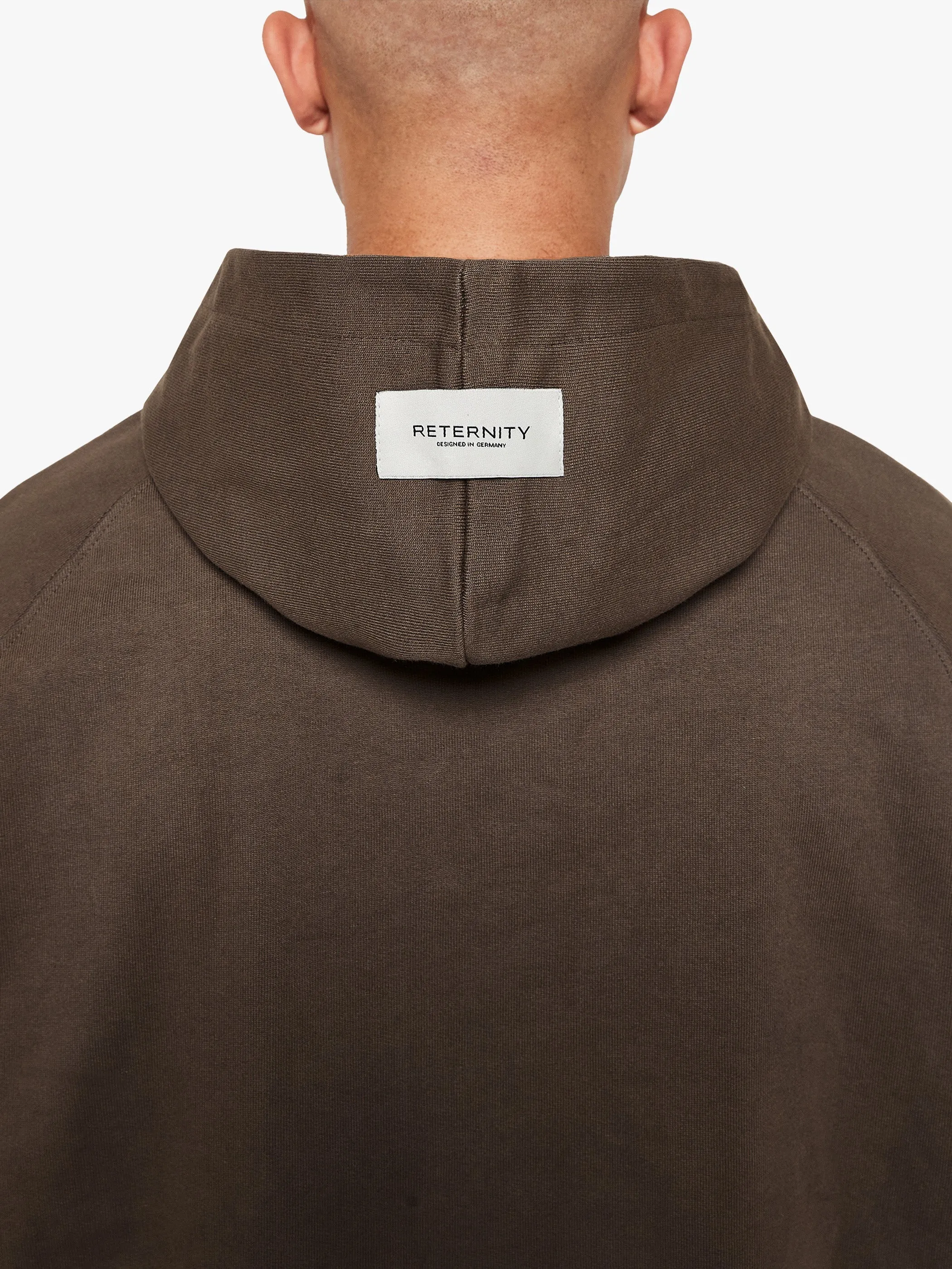 HOODIE 'RETERNITY' - BROWN