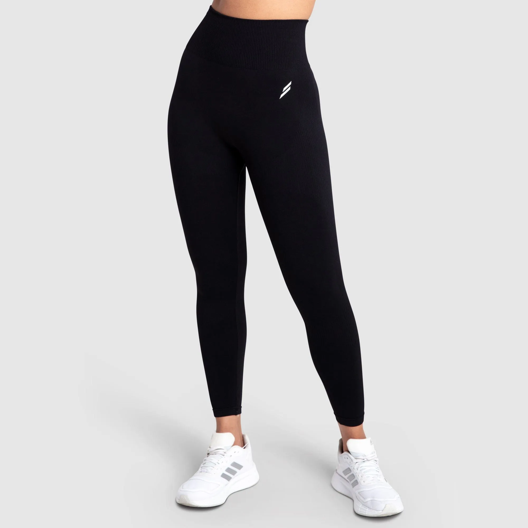 Impact Solid Leggings - Jet Black