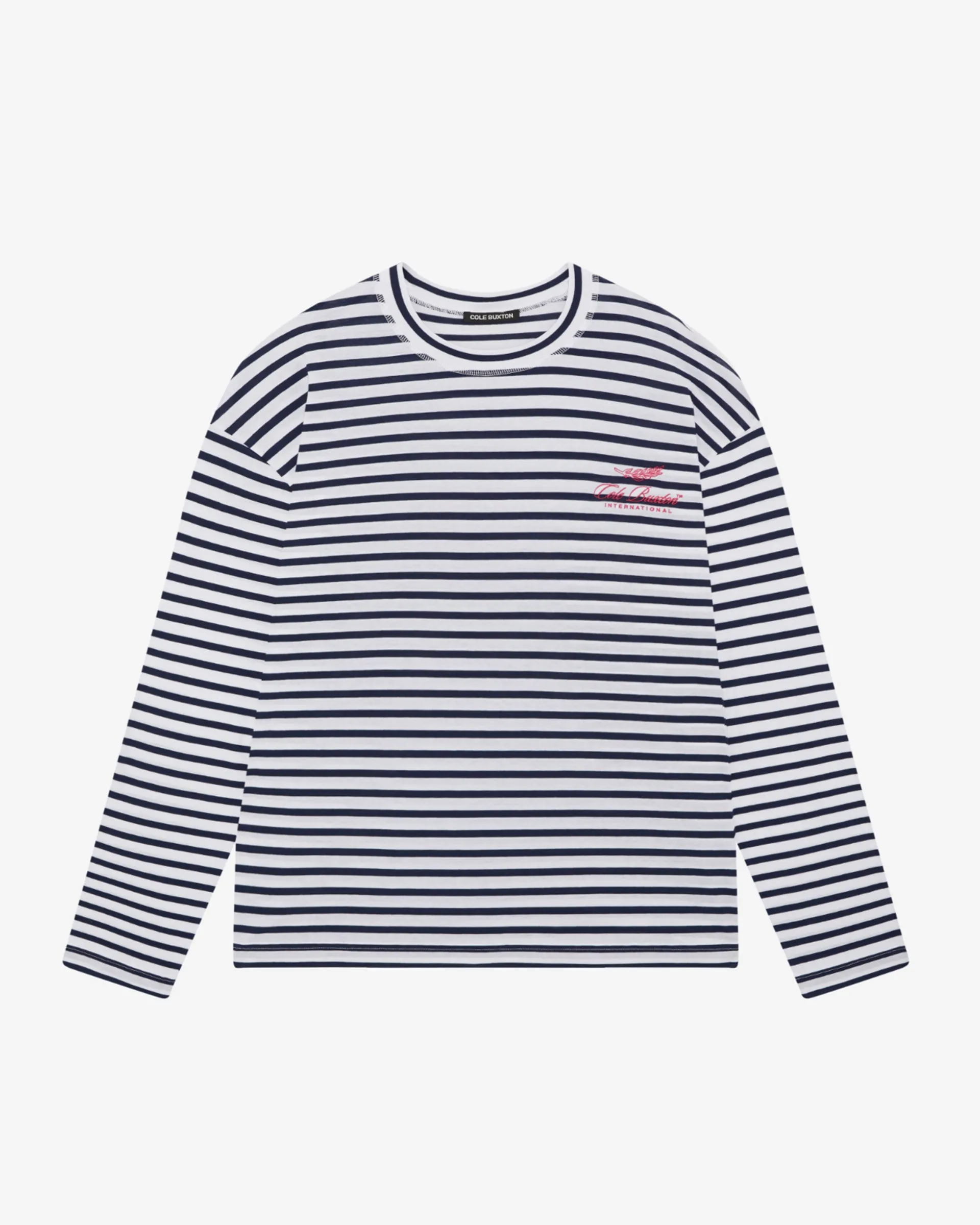 INTERNATIONAL LONG SLEEVE STRIPED T-SHIRT